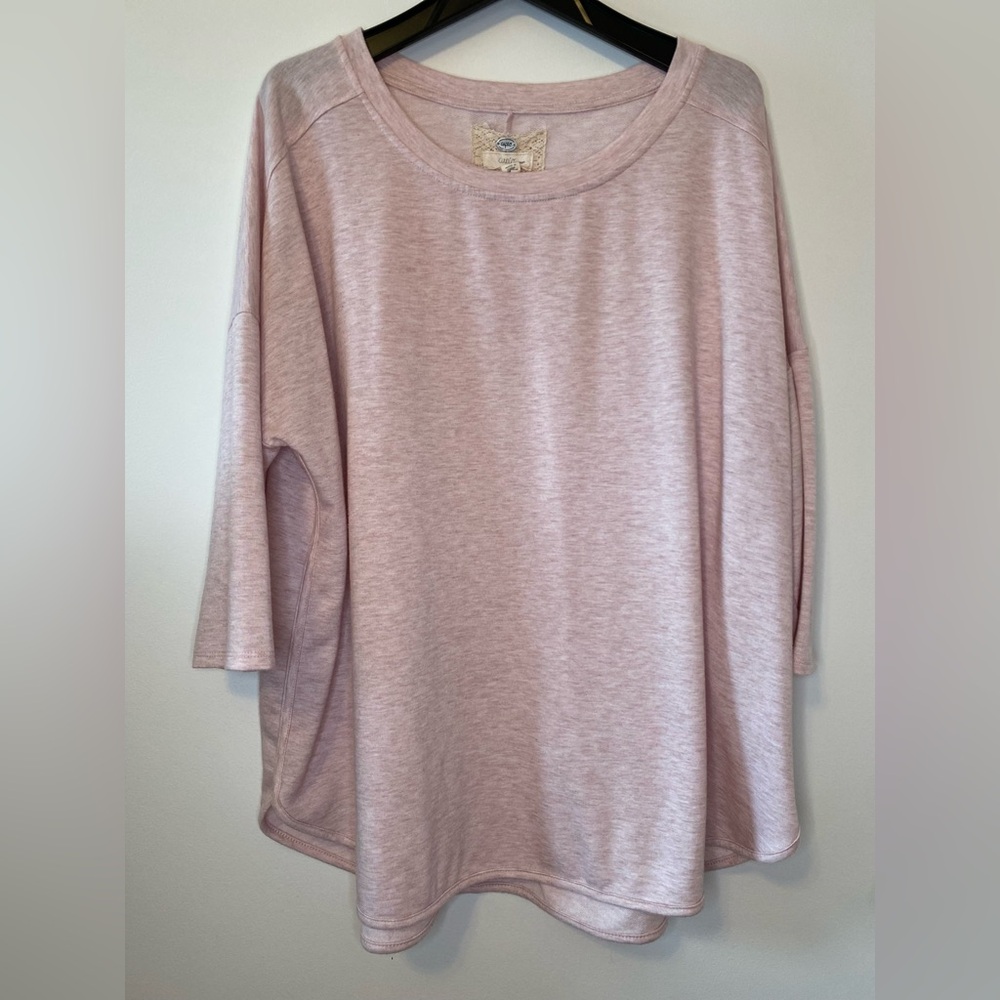 Light Pink 3/4 Sleeve Tunic Top - Women’s Size 1x